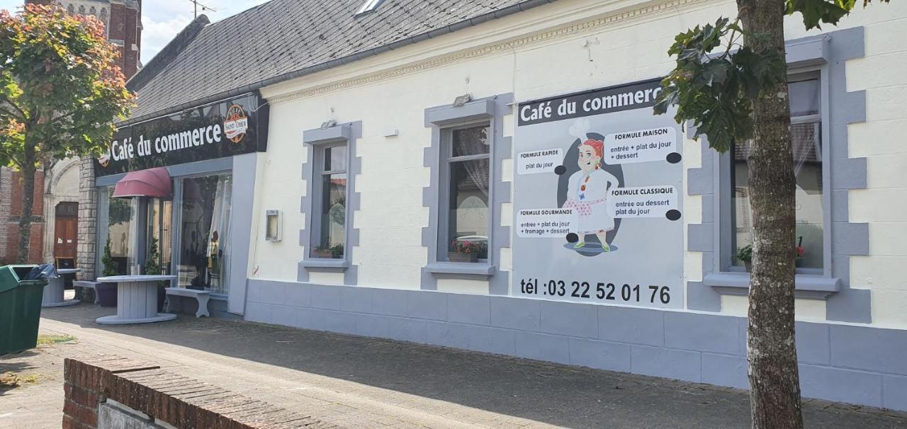 Hotel Restaurant Du Commerce Poulainville Exterior photo